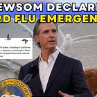 NEWSOM DECLARES "BIRD FLU" EMERGENCY