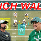 The Eagles Bench Walk Front vs. the Packers