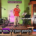 If I'm not funny, it's just poetry