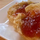 Easy Drop Biscuits with Strawberry Champagne Jam 