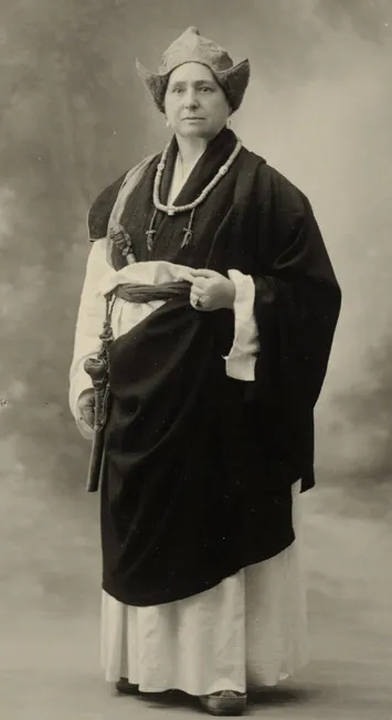 David-Néel in Calcutta, 1924