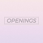 OPENINGS: a monthly advice podcast