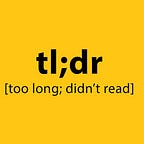 TLDR de artículos interesantes