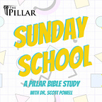 Sunday School; A Pillar Bible Study logo