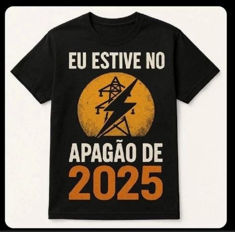 A cada um o seu Apagão