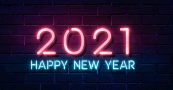 Exciting New Year 2021 gifs to wish your friends & family in a new style