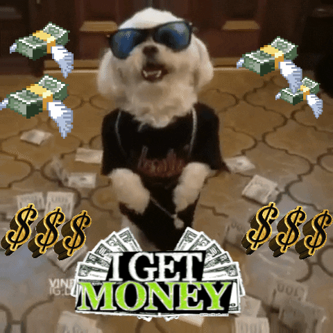 Get That Money Dog GIF by Justin