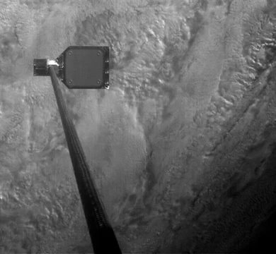 Watch a satellite spear space debris with a harpoon - The Verge