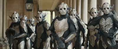 Dark elves from the second Thor movie.