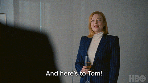 Sarah Snook Reaction GIF by SuccessionHBO