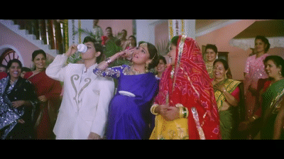 Didi Tera Devar Deewana - Hum Aapke Hain Koun - Salman Khan, Madhuri Dixit  - Best Bollywood Song on Make a GIF