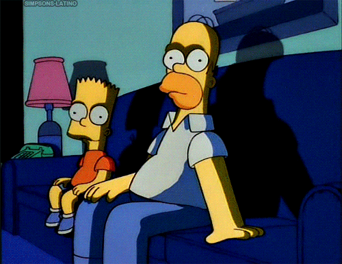 Homer and Bart Simpsons, join the couch! - GIF on Imgur