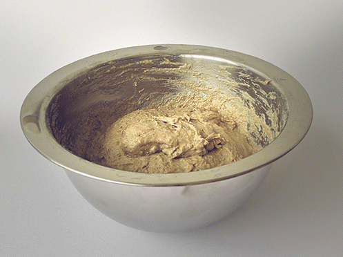 Gif...bread dough rising | Satisfying food, Food pictures, Food