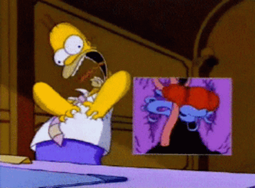 Homer Simpson Heart Attack GIF - Homer Simpson Heart Attack The Simpsons -  Discover &amp; Share GIFs