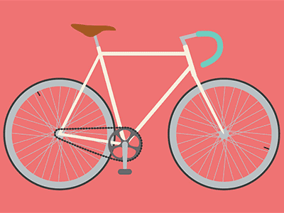 Lucy Conklin Illustration: bike gif