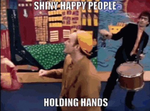 Rem Shiny Happy People GIF - Rem Shiny Happy People Holding Hands -  Discover &amp; Share GIFs