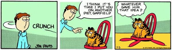 Garfield, July 1979 comic strips | Garfield Wiki | Fandom