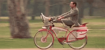Pee Wee Bike GIF - PeeWee Bike Herman GIFs