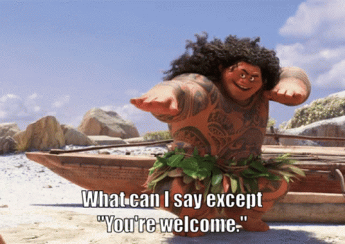 Disney Moana GIF - Disney Moana Youre Welcome GIFs