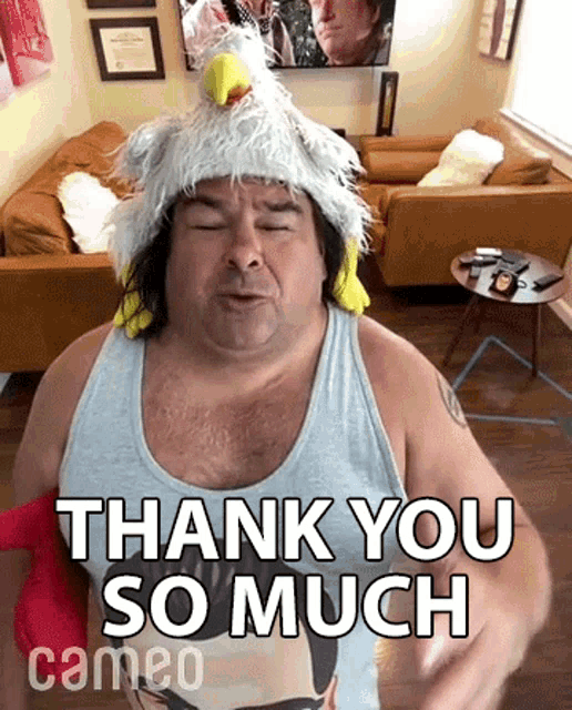 Thank You So Much Big Ed GIF - Thank You So Much Big Ed Cameo - Discover &amp;  Share GIFs