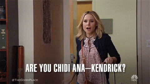 Are You Chidi Ana Kendrick Kristen Bell GIF - AreYouChidiAnaKendrick KristenBell EleanorShellstrop GIFs