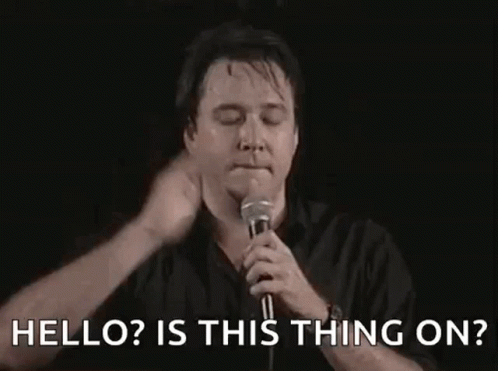 Bill Hicks Mic Tap GIF - Bill Hicks Mic Tap Mic Test - Discover &amp; Share GIFs