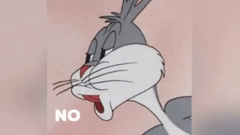 No Bugs Bunny GIF - No BugsBunny Nope - Discover & Share GIFs | Bunny meme,  Bunny wallpaper, Bugs bunny cartoons