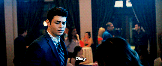 Noah Centineo dancing at a party and saying "Okay" in 'The Perfect Date' Noah Centineo dancing at a party and saying "Okay" in 'The Perfect Date'