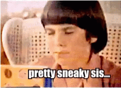 Sneaky Sis GIF - Sneaky Sis Connect - Discover &amp; Share GIFs