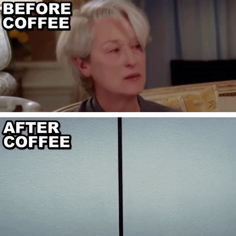 The Devil Wears Prada Coffee GIF