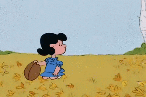 Lucy Football Peanuts GIF - Lucy Football Peanuts Charlie Brown - Discover  & Share GIFs