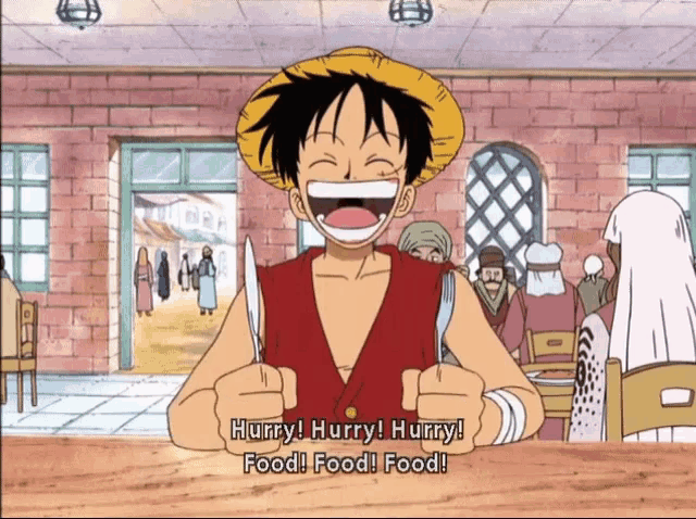 Luffy Food GIF - Luffy Food Hungry - Discover &amp; Share GIFs