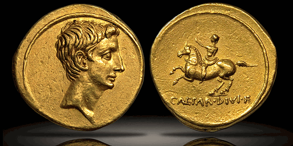 Ancient Roman Coins - Octavian and the Battle of Actium