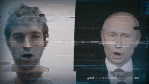 Putin’s Deepfake: Live re-creation of Putin’s Facial Expressions by a techie.