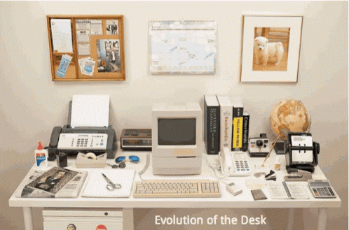 Desk Evolution GIF - Desk Evolution Technology - Discover &amp; Share GIFs