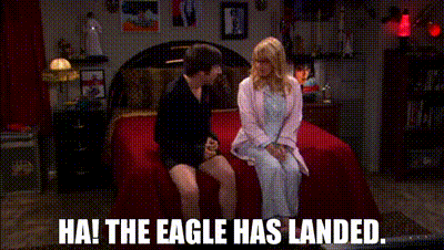 YARN | Ha! The eagle has landed. | The Big Bang Theory (2007) - S05E03 The  Pulled Groin Extrapolation | Video clips by quotes | 55e45852 | 紗