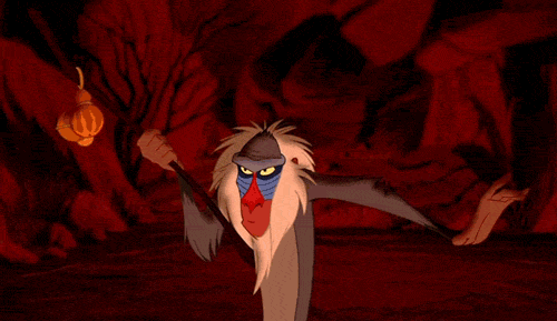 swinging out the lion king GIF