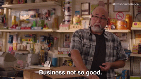Not Doing Well Paul Sun-Hyung Lee GIF by Kim's Convenience