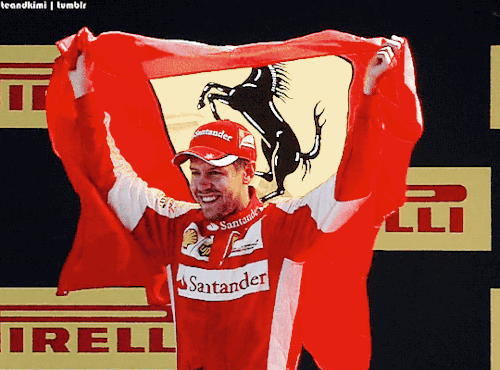 teandkimi:“ Mega gifs : 151~152/∞“Sebastian Vettel - Italian GP '15 Race” ”  | Formula one, Formula 1, Ferrari f1