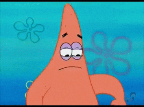 Gif of Patrick Star that says I have $3