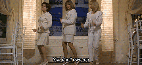 first wives club you don't own me gif | WiffleGif