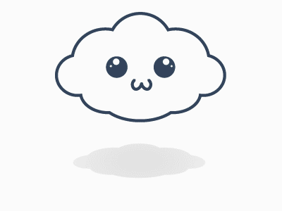 Cute Cloud Gif by Nicholas B. Lhoest on Dribbble