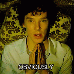Obviously GIF - Sherlock Benedict Cumberbatch Praying - Discover & Share  GIFs
