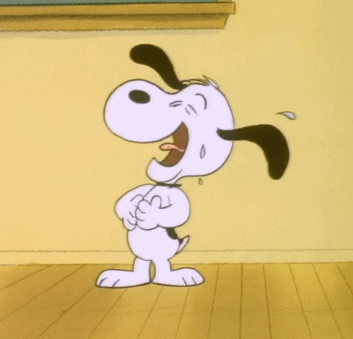 Snoopy laughing gif 9 » GIF Images Download