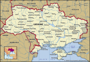 Map of Ukraine