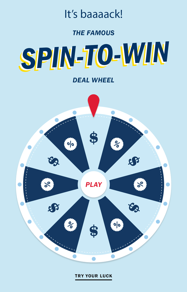 SPIN-TO-WIN | TRY YOUR LUCK | Email marketing design inspiration, Digital  advertising design, Creative poster design