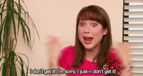 I Don'T Get It! I'M Sorry, I Just - I Don'T Get It - The Office GIF - The  Office Ellie Kemper Erin Hannon - Discover & Share GIFs