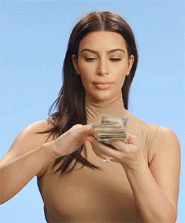 Kim Kardashian Money GIF - KimKardashian Money Spend - Discover & Share GIFs