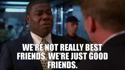 YARN | We're not really best friends, we're just good friends. | 30 Rock  (2006) - S03E22 Kidney Now! | Video clips by quotes | 40871d4d | 紗