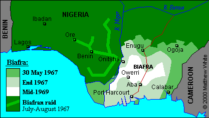 Map of Biafra, Nigerian Civil War | Nigerian civil war, Nigeria, Nigeria  travel